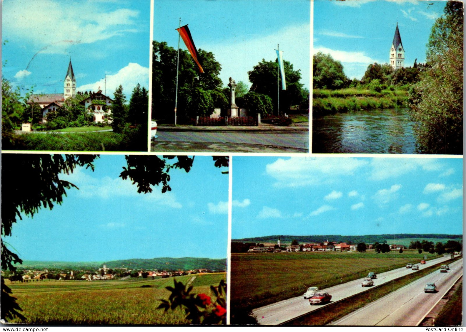 47884 - Deutschland - Allershausen , An Der Amper , Mehrbildkarte - Gelaufen 1978 - Freising