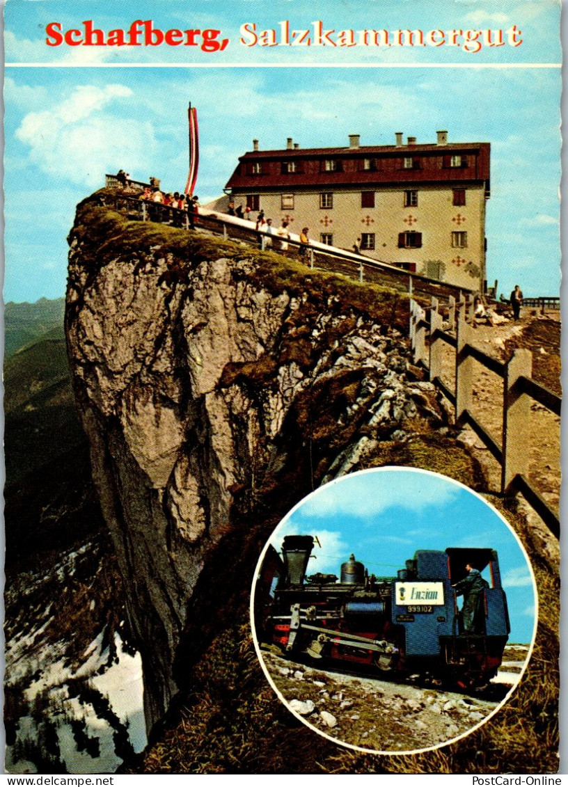 47878 - Salzburg - Schafberg , Gipfel Mit Berghotel Schafbergspitze , Bahn - Gelaufen 1983 - St. Gilgen