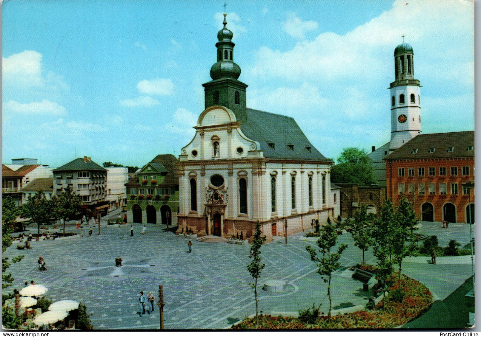 47724 - Deutschland - Frankenthal , Pfalz , Rathausplatz - Gelaufen 1979 - Frankenthal