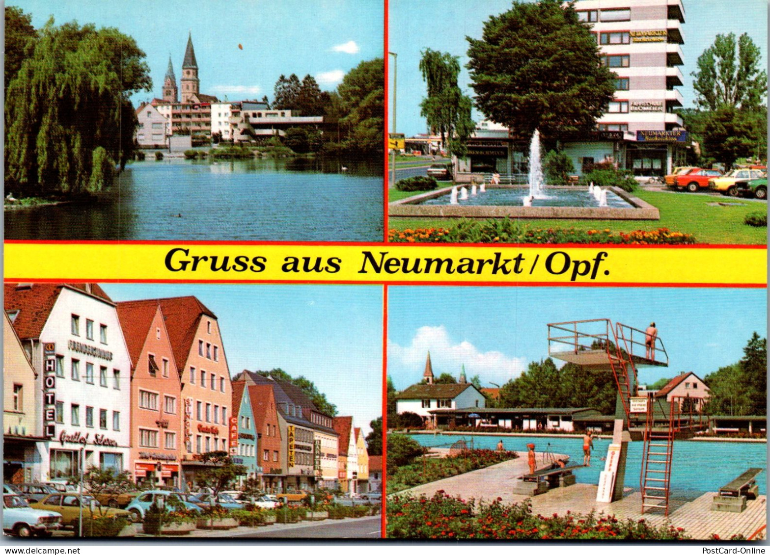 47709 - Deutschland - Neumarkt , Opf. , Gasthof Schwan , Schwimmbad , Freibad - Nicht Gelaufen  - Neumarkt I. D. Oberpfalz