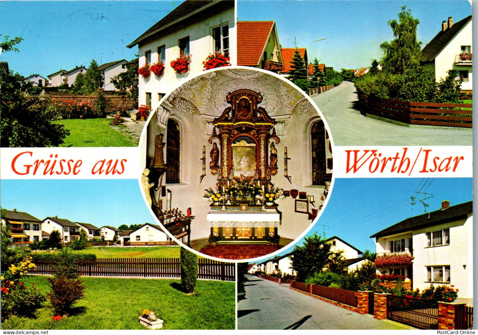 47698 - Deutschland - Wörth , Isar , Mehrbildkarte - Gelaufen 1979 - Wörth