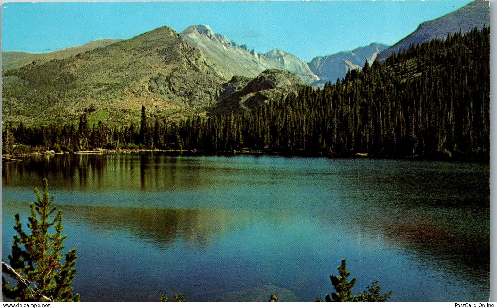 48504 - USA - Colorado , Bear Lake With Long's Peak In The Background - Gelaufen 1970 - Autres & Non Classés