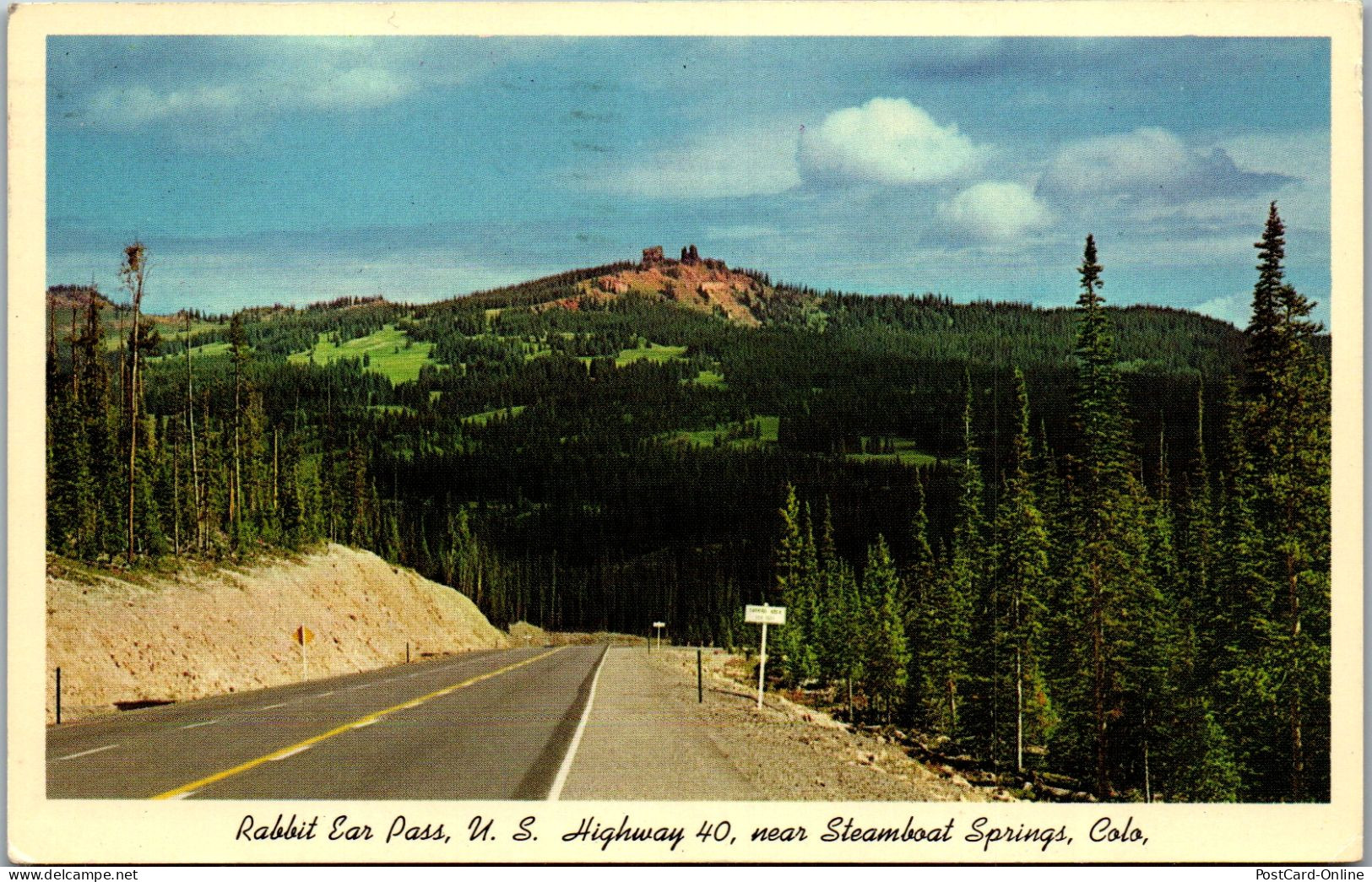 48505 - USA - Steamboat Springs , Rabbit Ear Pass , US Highway 40 , Colorado - Gelaufen 1970 - Colorado Springs