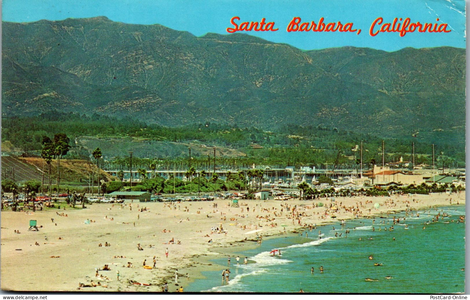 48497 - USA - Santa Barbara , Leadbetter Beach , California - Gelaufen 1969 - Santa Barbara