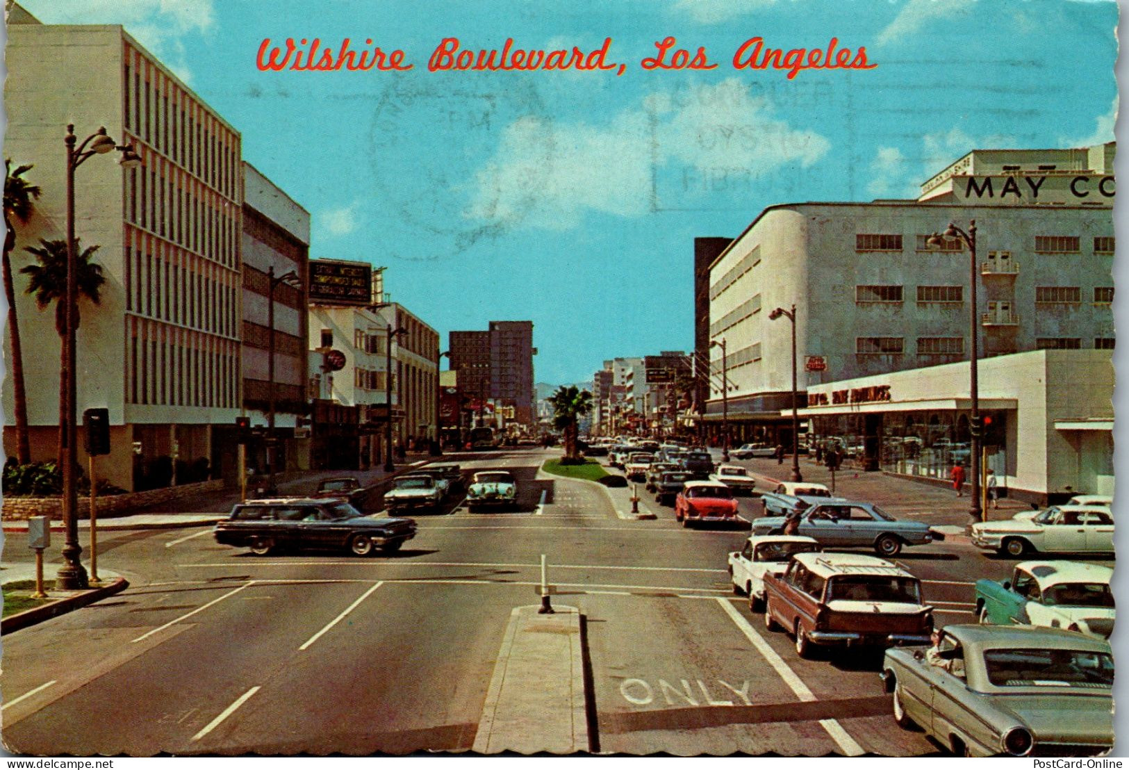 48298 - USA - Los Angeles , Wilshire Boulevard , California - Gelaufen 1969 - Los Angeles