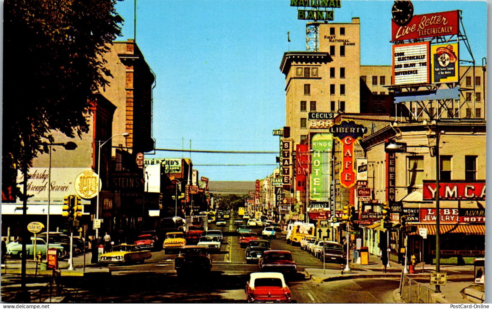 48171 - USA - Albuquerque , Downtown , Looking West On Central Avenue , New Mexico - Nicht Gelaufen  - Albuquerque