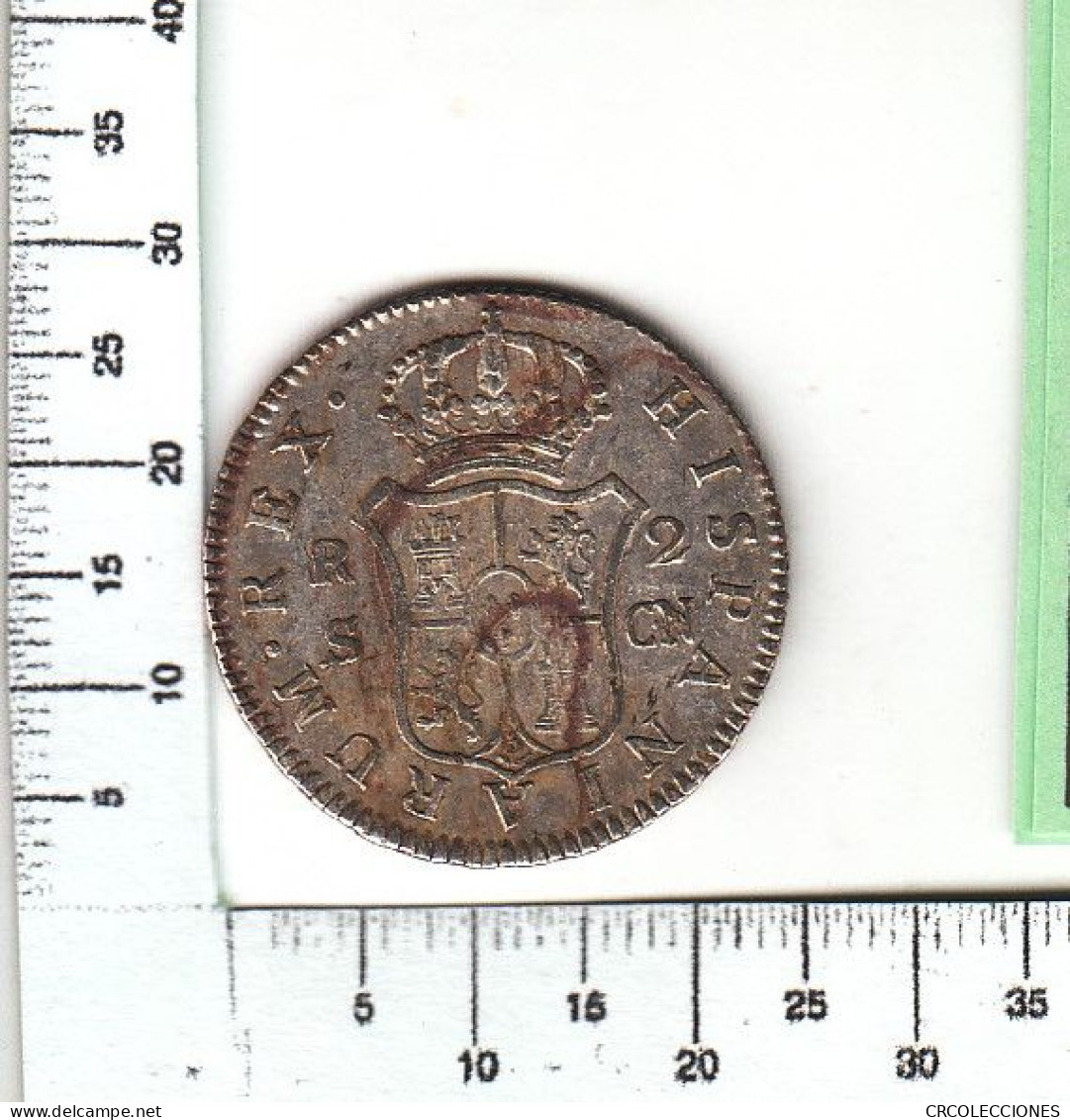 CRBAN302 MONEDA ESPAÑA 2 REALES 1805 CARLOS IV - Autres & Non Classés