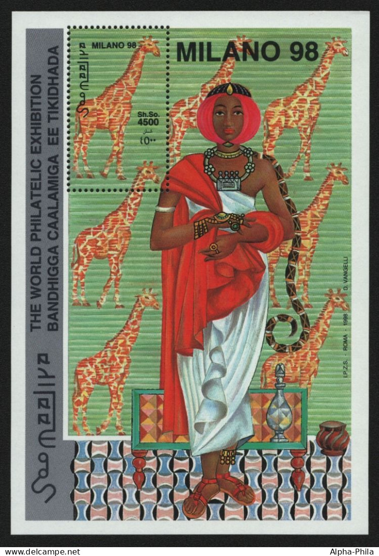 Somalia 1998 - Mi-Nr. Block 49 ** - MNH - MILANO' 98 - Somalia (1960-...)