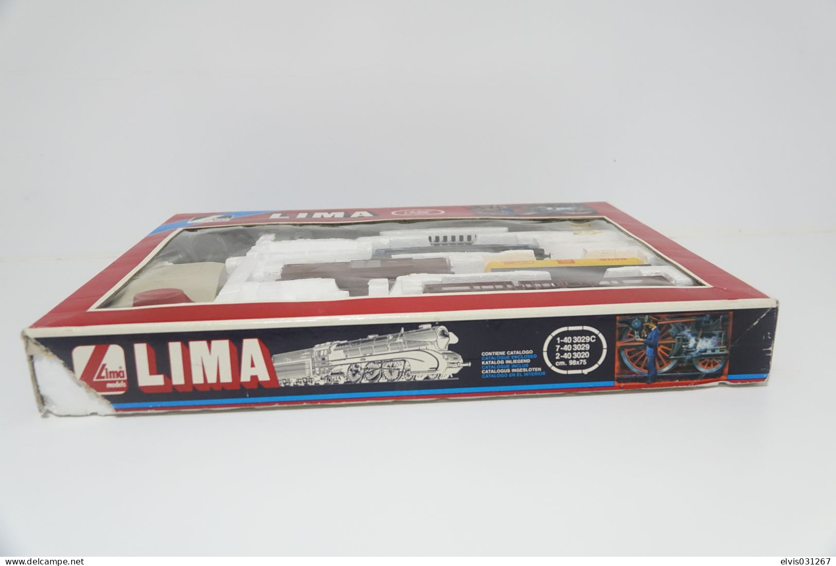 Lima Model Trains - Locomotive + Wagon Train Set Ref. 103401T - ULTRA RARE - HO - *** - Locomotoras