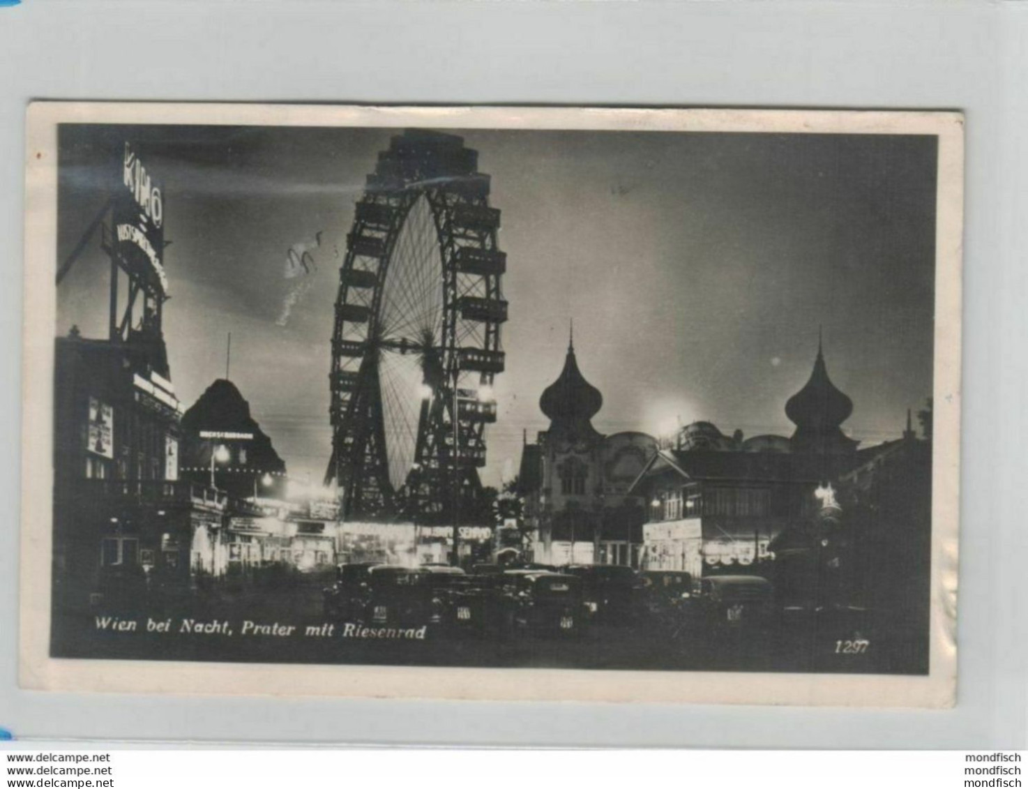 Wien Bei Nacht - Prater Mit Riesenrad - Auto 1948 - Oldtimer - Prater