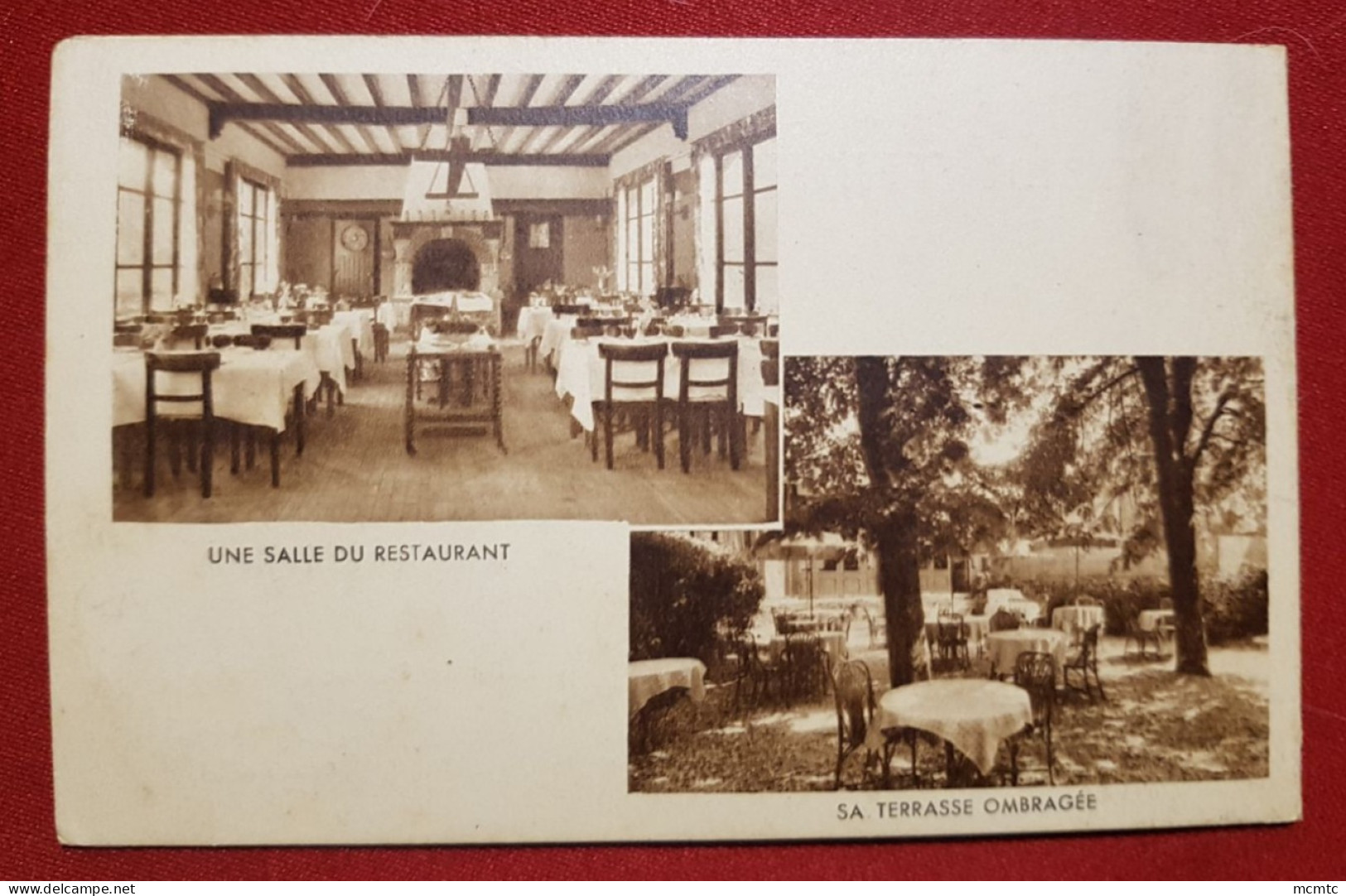 Carte - Restaurant De La Forêt - Le Perray En Yvelines /Route De Rambouillet/ Une Salle Du Restaurant-/Sa Terrasse Ombra - Le Perray En Yvelines