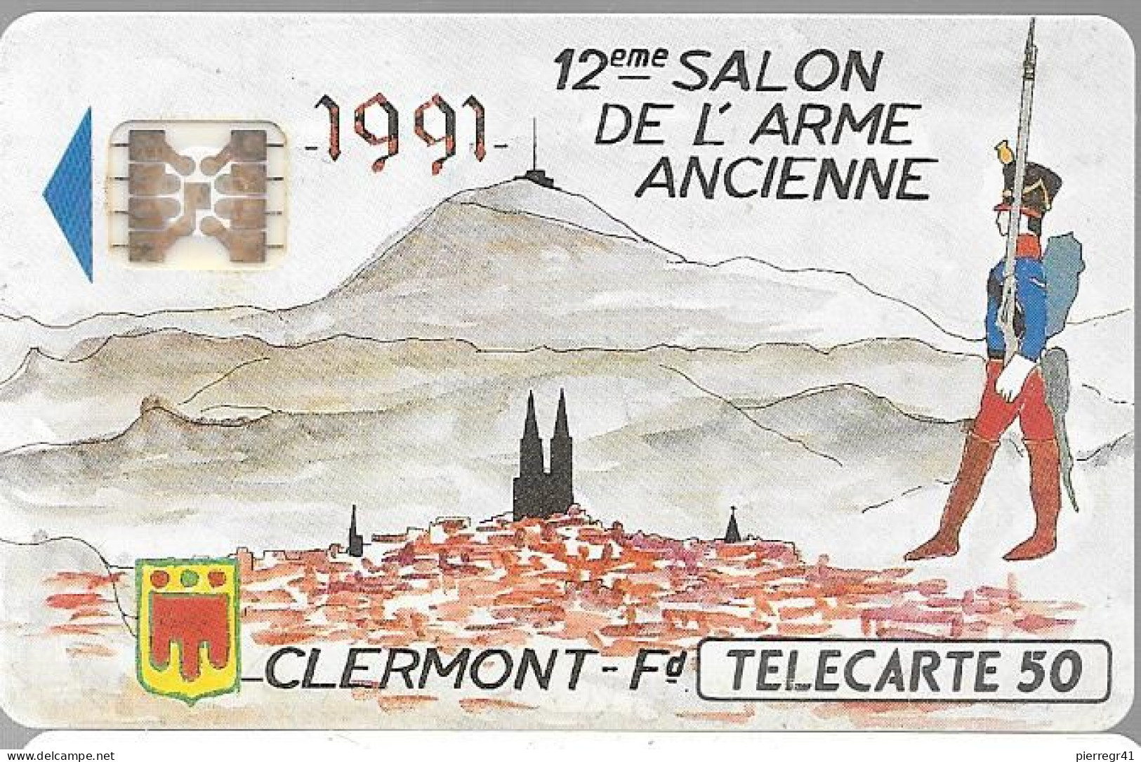 CARTE-PRIVEE-1991-D544-SC4Ab-SALON De L ARMEE ANCIENNE-N°imp22588-1000ex-Utili-TBE/LUXE-RARE - Privadas