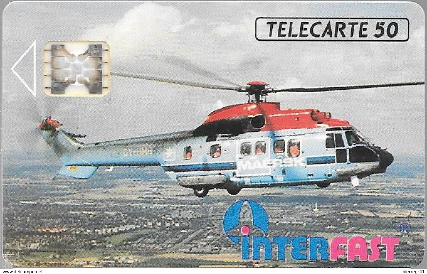 CARTE-PRIVEE-1991-D579-SC4Ab-INTERFAST2-HELICOPTERE-N°imp23188-1000ex-Neuve-TBE/LUXE-RARE - Ad Uso Privato