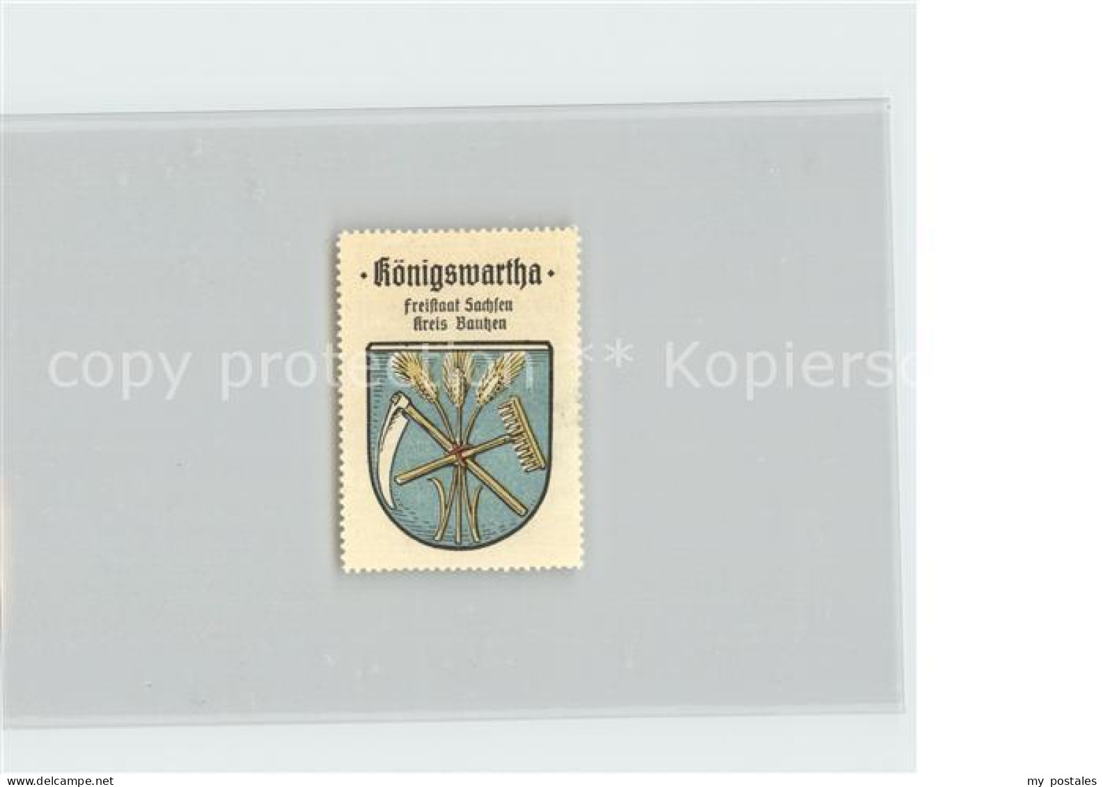 42311184 Koenigswartha Wappen Marke Koenigswartha - Jonsdorf