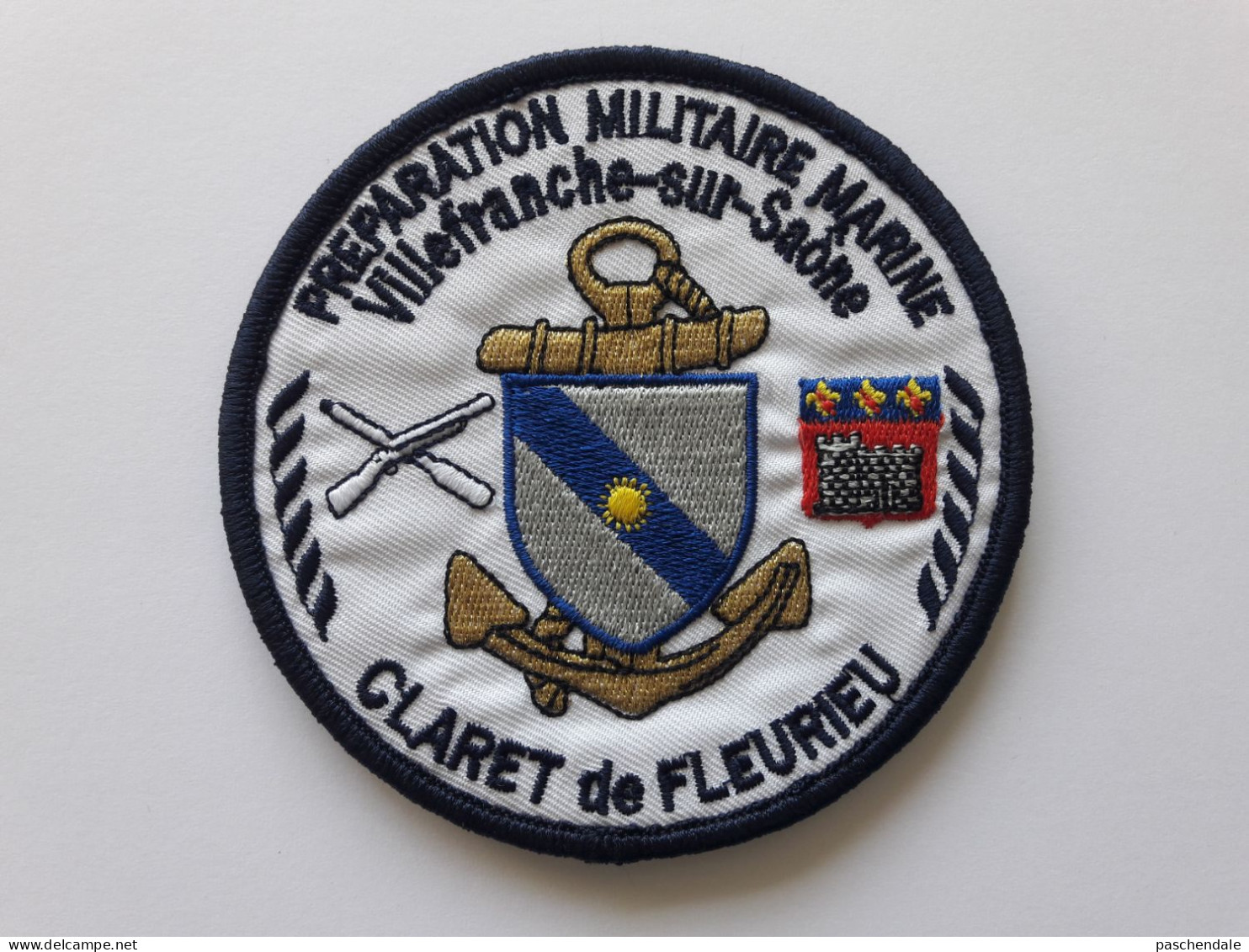 Ecusson Préparation Militaire Marine – CLARET DE FLEURIEU - Bateaux