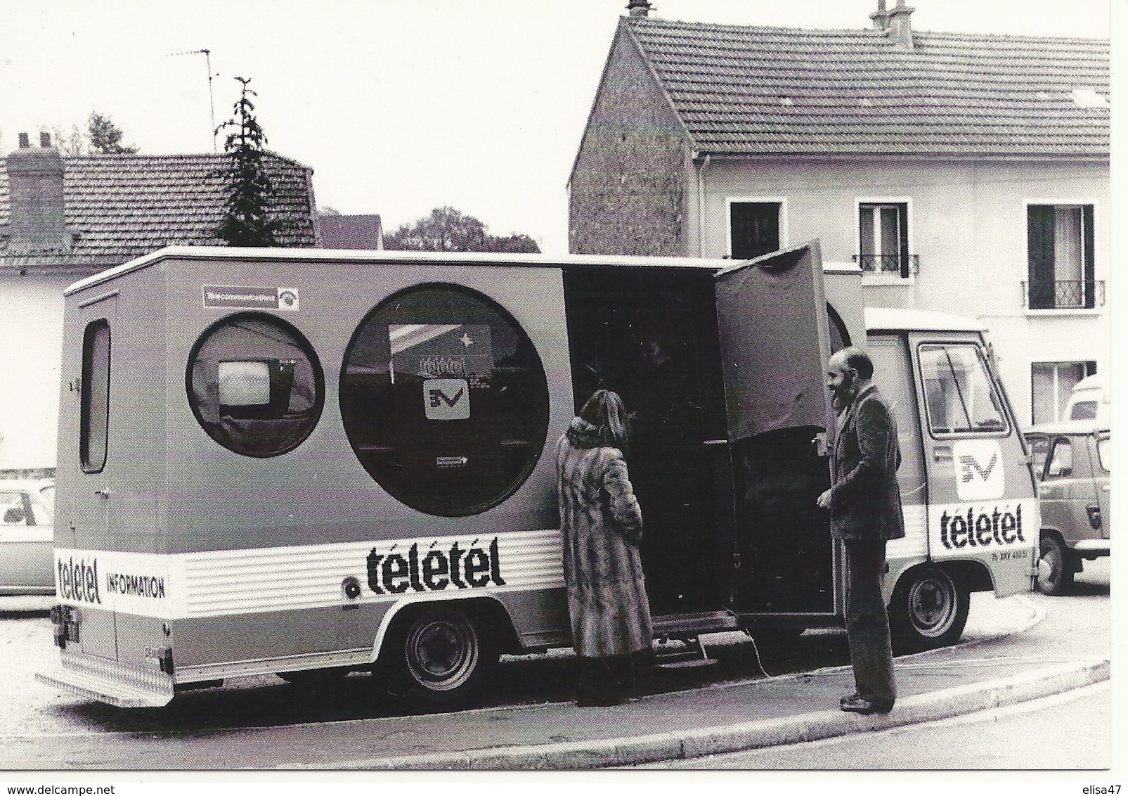 78  VELIZY    EN  1981    CAMION  D  INFORMATION TELETEL  3V - Velizy