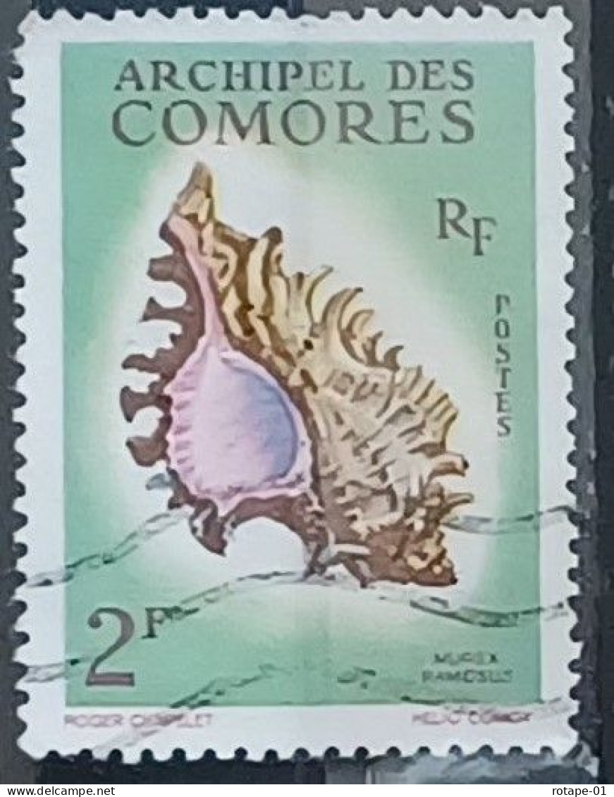 Comores  1962,  YT N°21  O,  Cote YT 3,3€ - Gebruikt