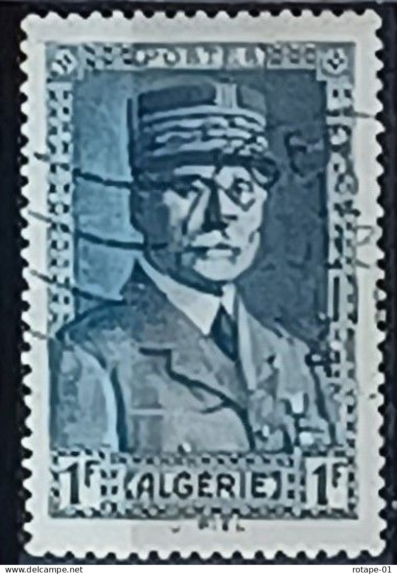 Algérie  1941,  YT N°168  O,  Cote YT 0,25€ - Oblitérés