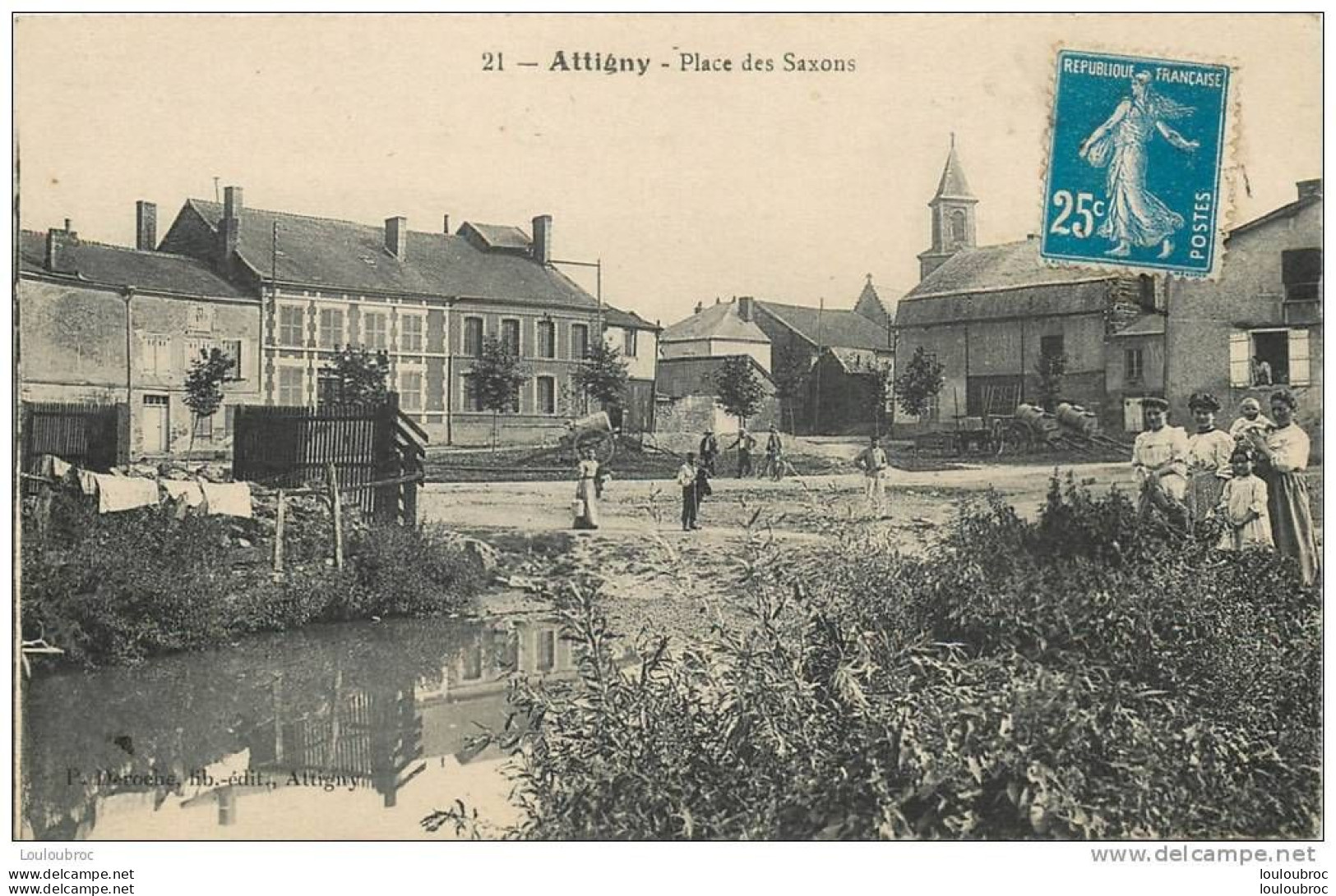 ATTIGNY PLACE DES SAXONS - Attigny