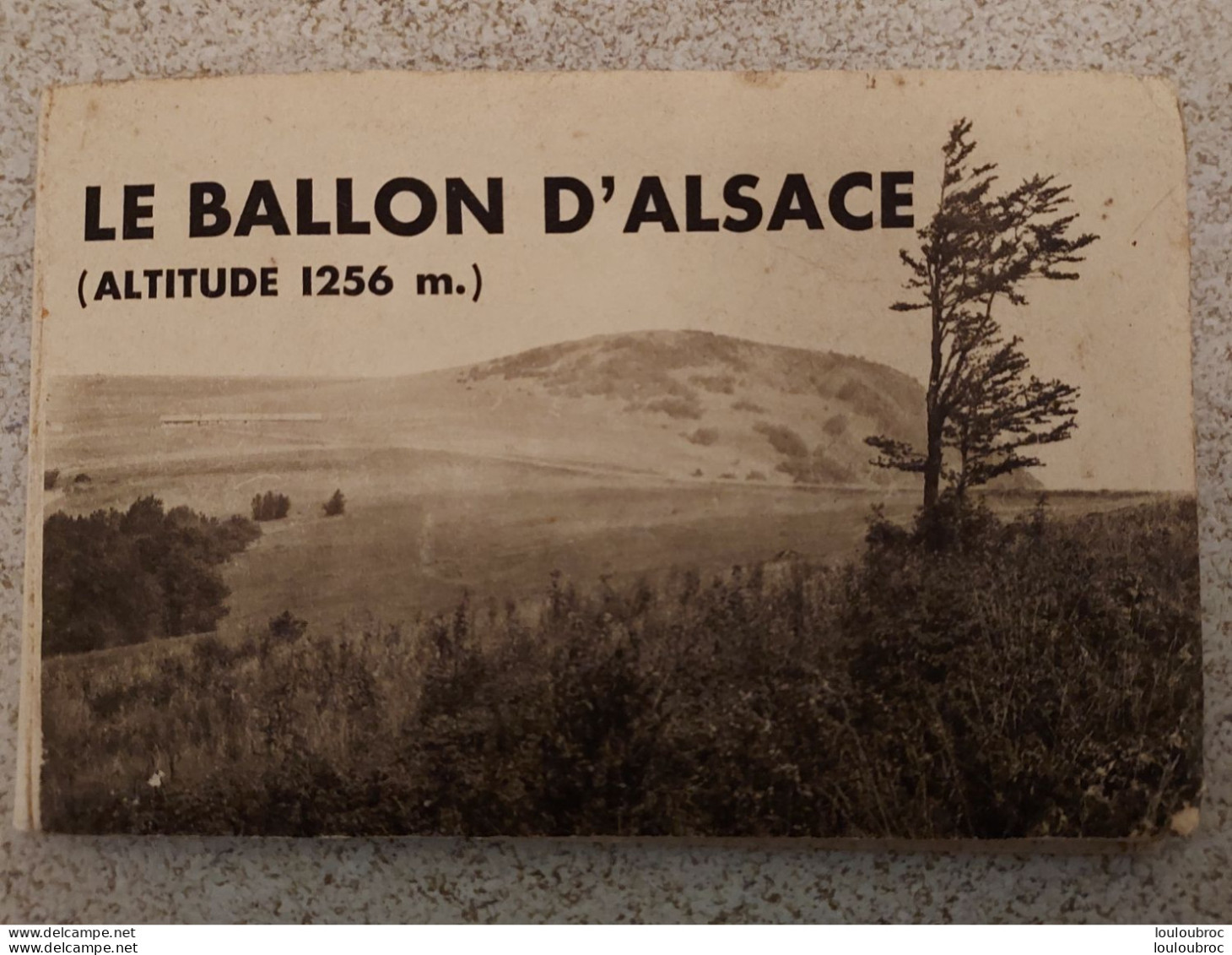 LE BALLON D'ALSACE LIVRET DE CARTES EDITION FERME RESTAURANT BRUST - Sonstige & Ohne Zuordnung