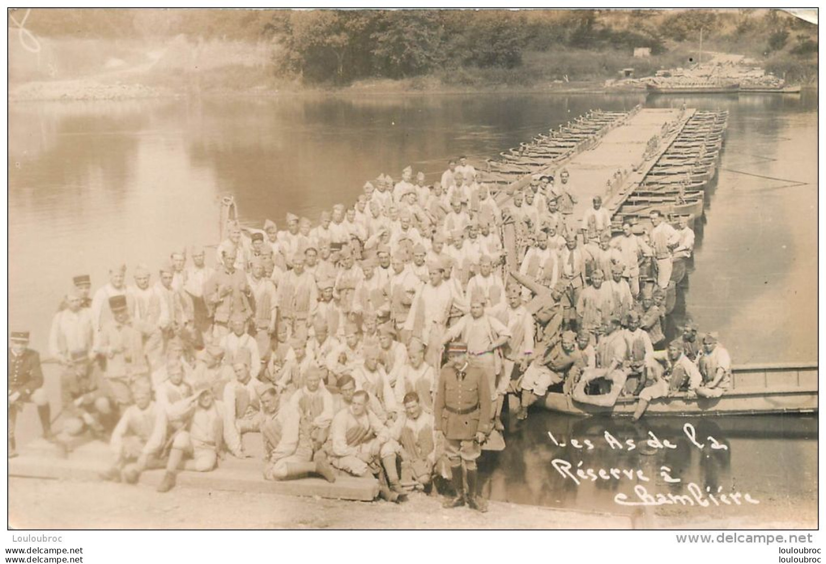 CARTE PHOTO LES AS DE LA RESERVE A CHAMBIERE  LE GENIE - Autres & Non Classés