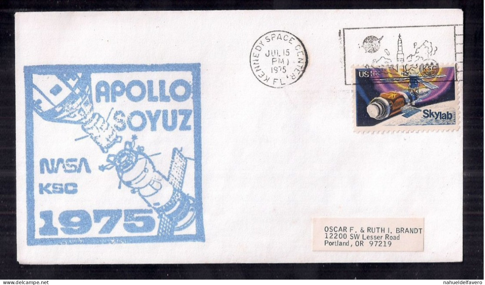 UNITED STATES,FDC APOLLO-SOYUZ 1975 - USA