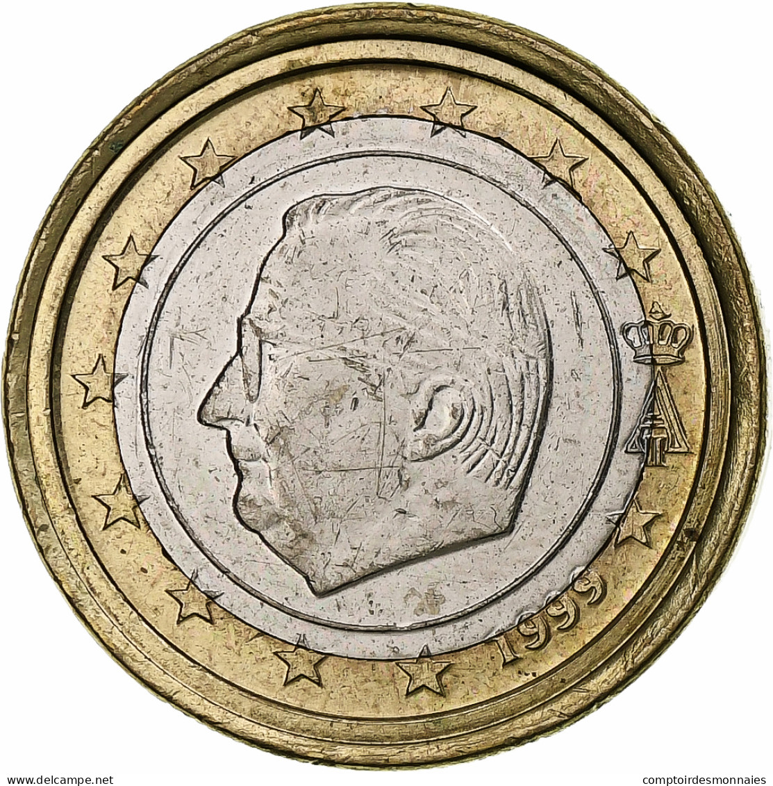 Belgique, Albert II, Euro, 1999, Bruxelles, Error Mule / Hybrid 5 Cent Observe - Variétés Et Curiosités