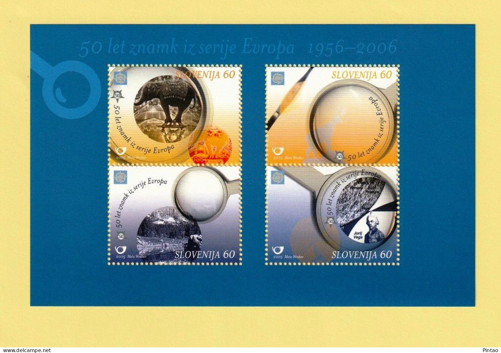 SSCF177v20- ESLOVÉNIA 2005 - MNH (50 ANOS EUROPA CEPT)_ X20 - 2005