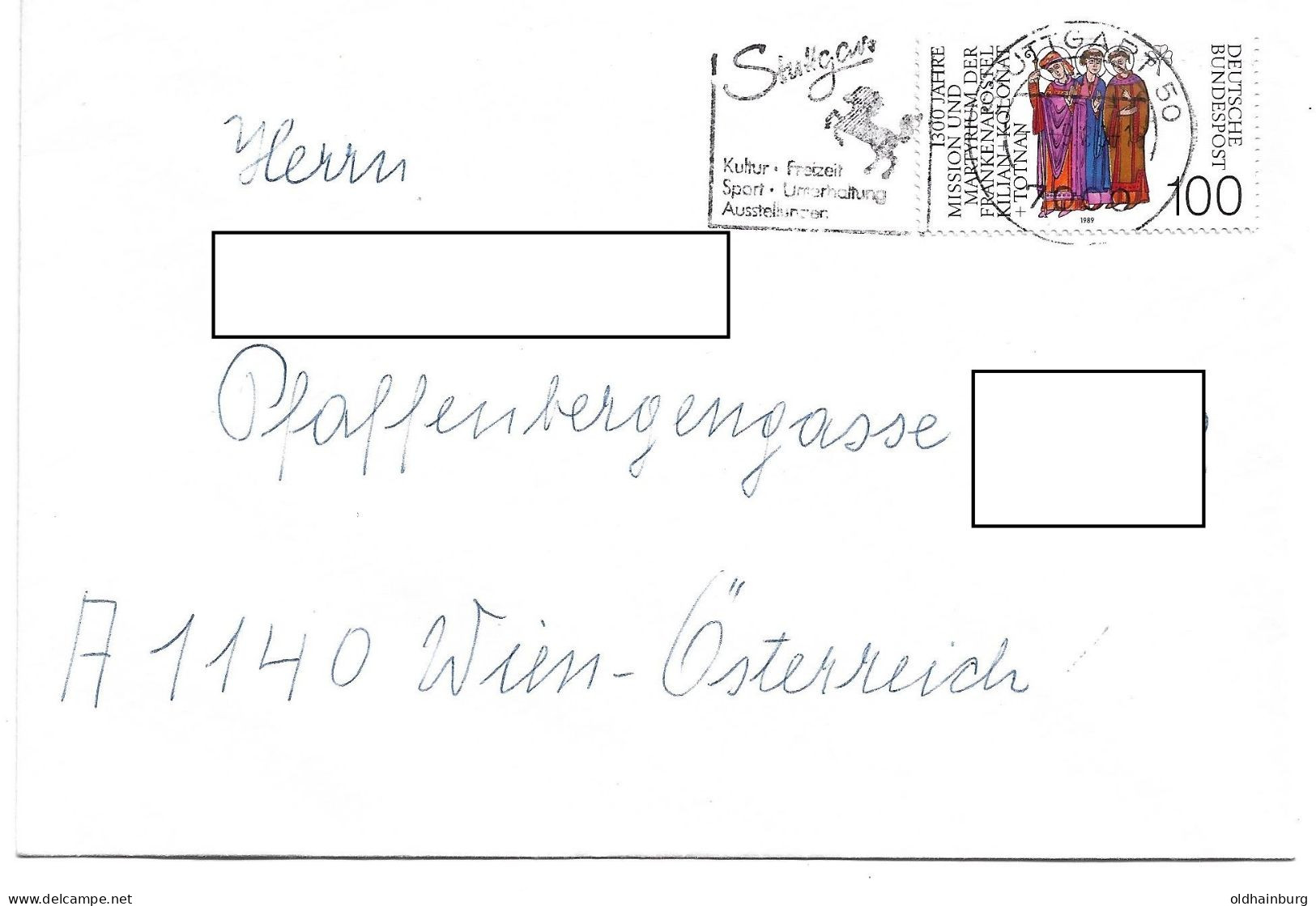 0165c: Bund 1989, Martyrium Der Frankenapostel, Gelaufen Nach Wien - Théologiens