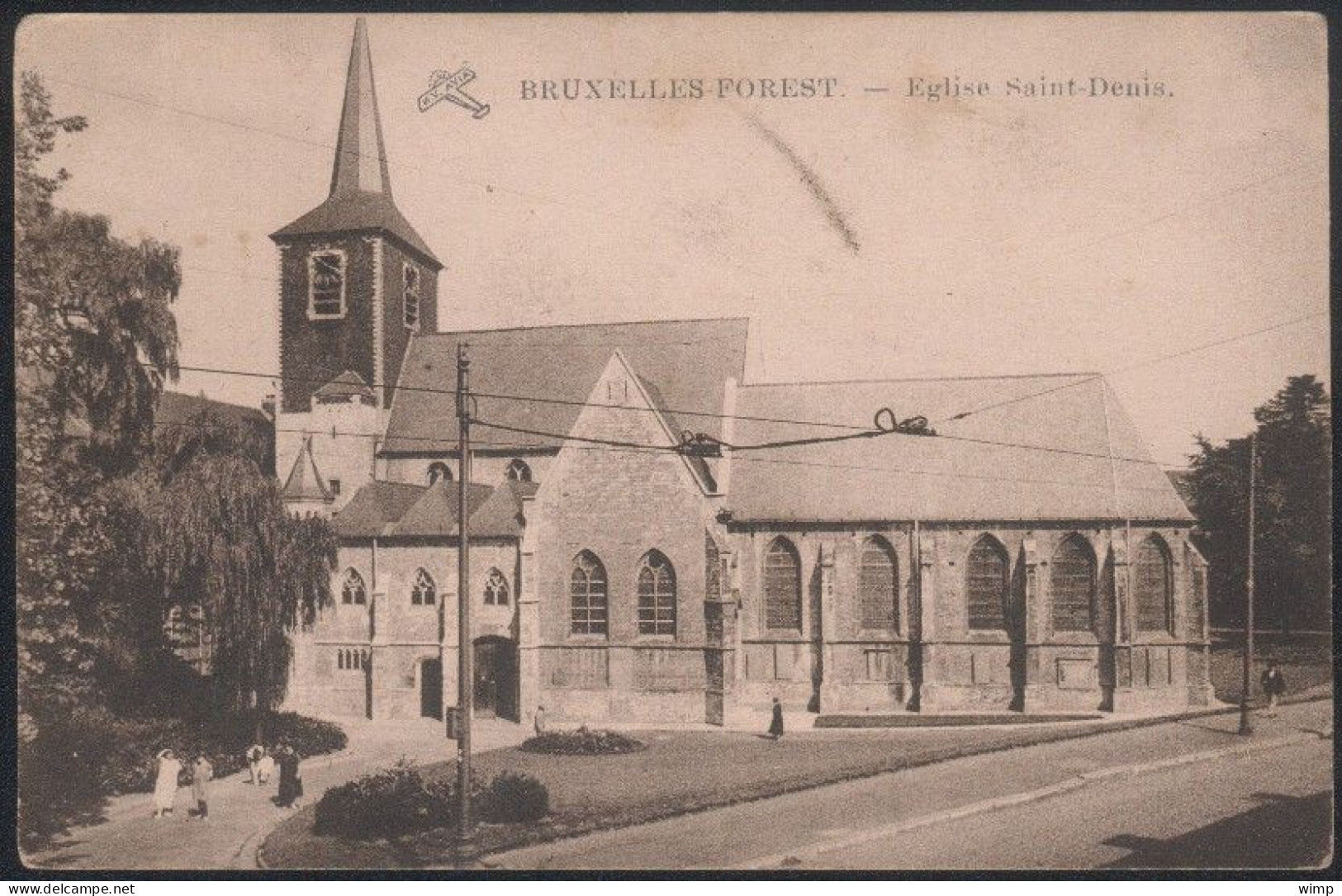 FOREST - VORST : Carte AVIA : Eglise St Denis - Vorst - Forest