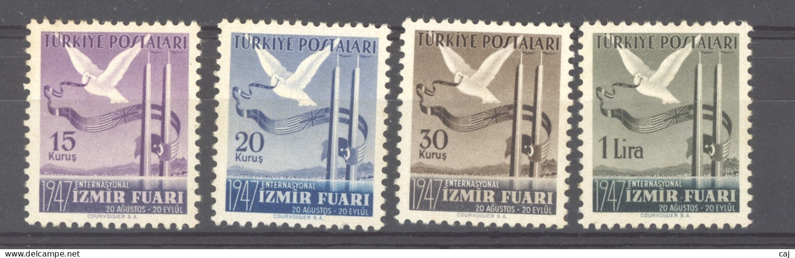 Turquie  :  Yv  1044-47  * - Unused Stamps