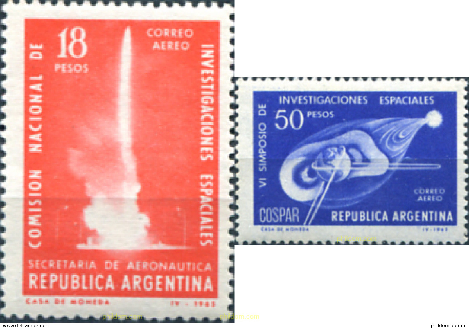 283801 MNH ARGENTINA 1965 AÑO INTERNACIONAL DEL SOL - Ungebraucht