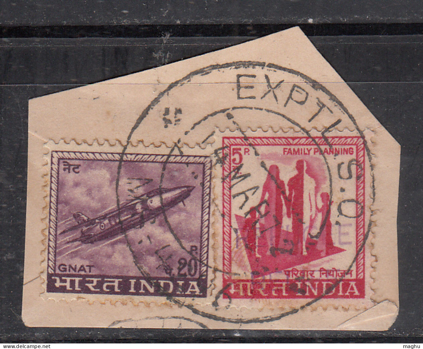 EXPTL S.O. Pmk Refugee Relief Used On Piece, India RRT - Charity Stamps