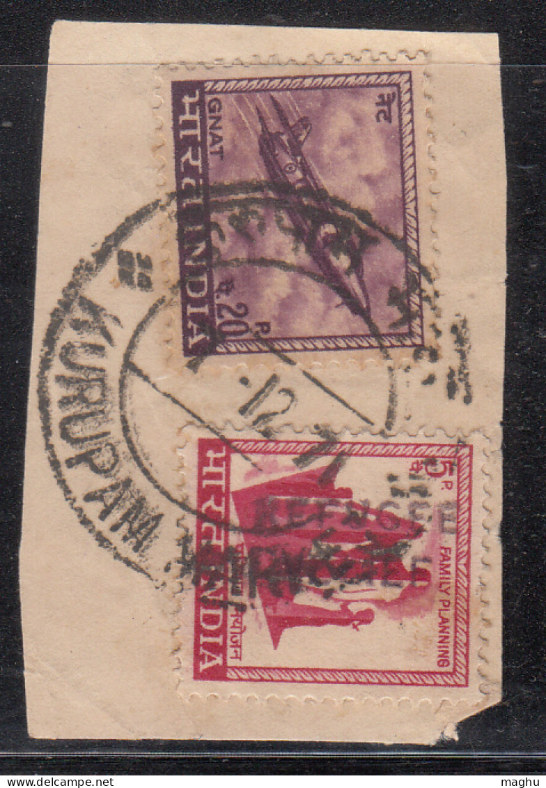 Refugee Relief Used On Piece, India RRT - Liefdadigheid Zegels