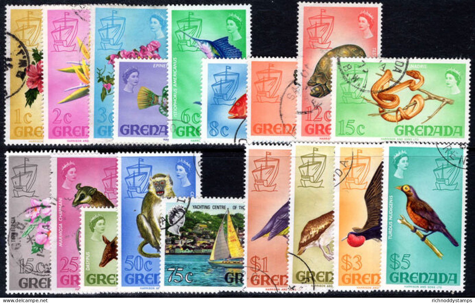 Grenada 1968-71 Set Fine Used. - Grenada (...-1974)