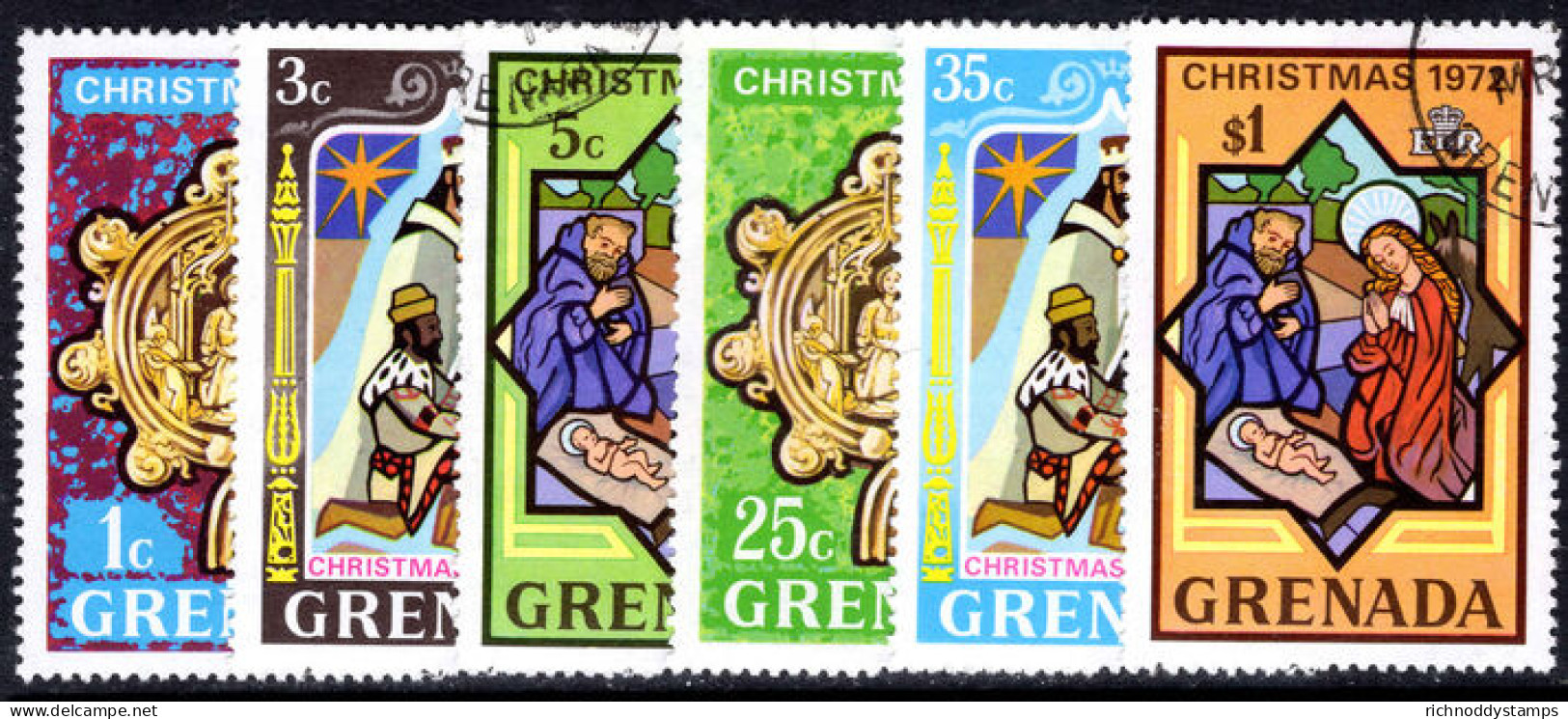 Grenada 1972 Christmas Fine Used. - Grenada (...-1974)