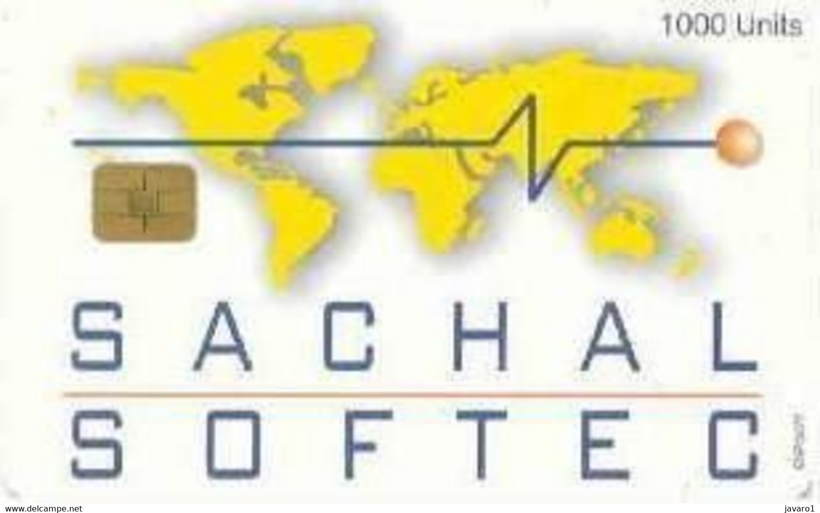 SACHAL SOFTEC : SS06 1000 Units SACHAL SOFTEC World Map USED - Pakistan