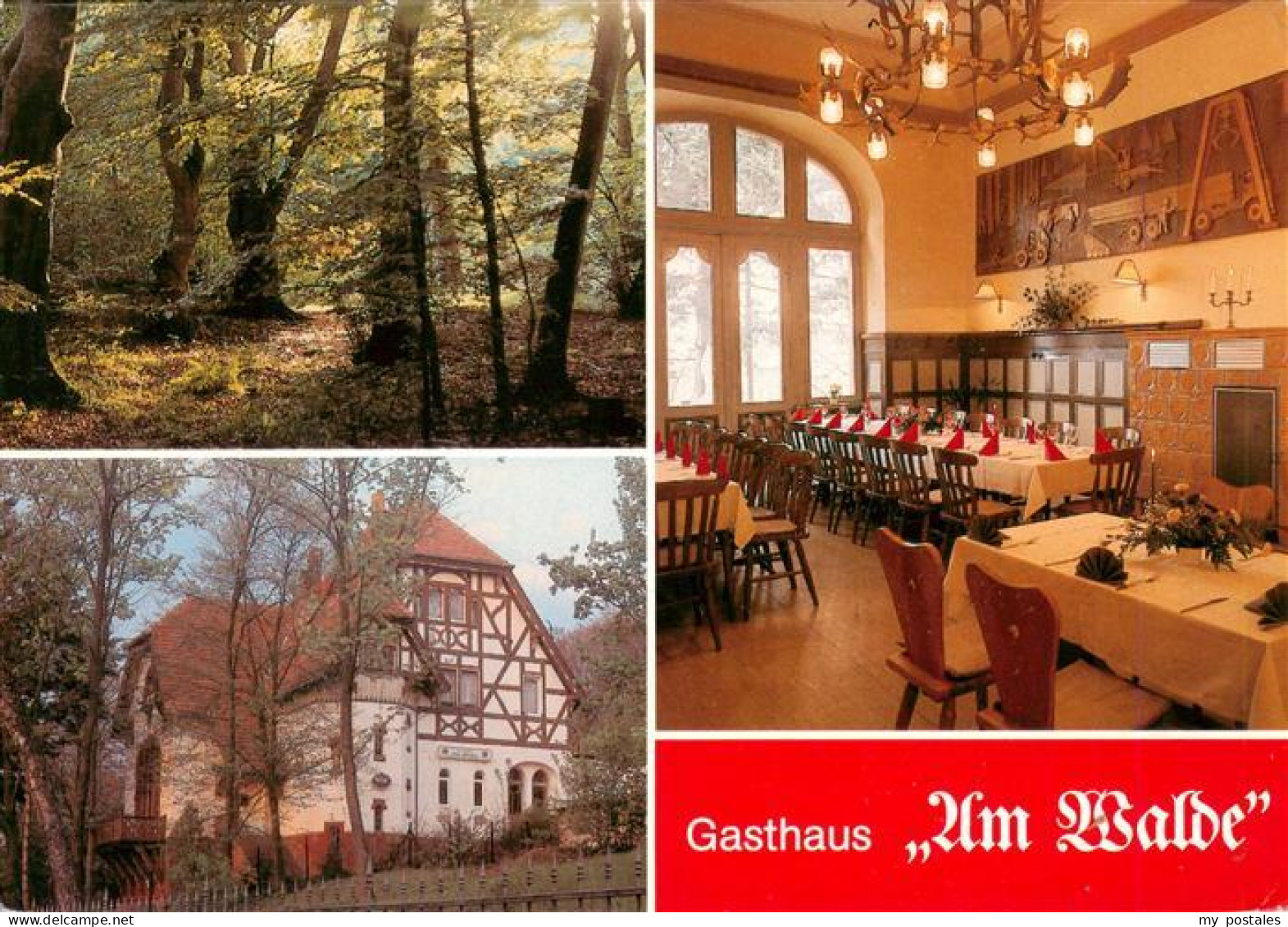 73946844 Finow_Eberswalde Hotel Restaurant Gasthaus Am Walde - Eberswalde