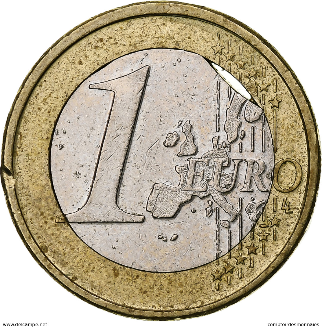 Finlande, Euro, 2000, Vantaa, Error Double Clip, TB+, Bimétallique, KM:104 - Variétés Et Curiosités