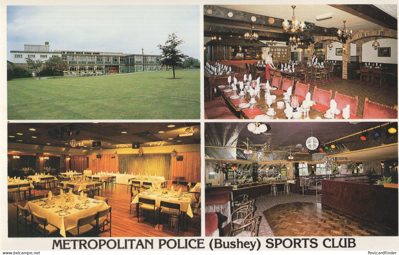 Bushey Hertfordshire Police Sports Club Advertising Rare Postcard - Hertfordshire