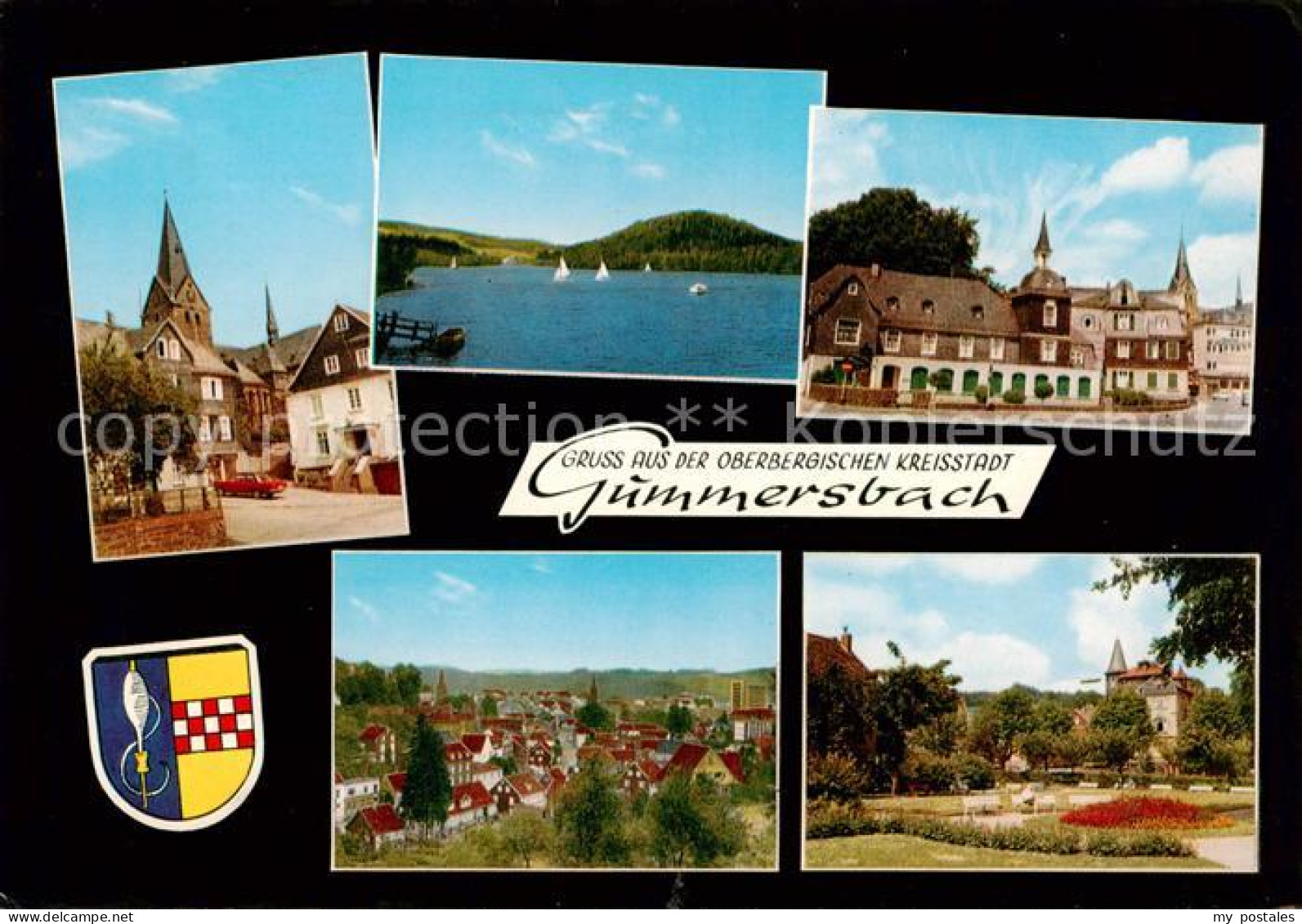 73866152 Gummersbach Markt Kirche Aggertalsperre Im Baumhjof Stadtpanorama Bisma - Gummersbach