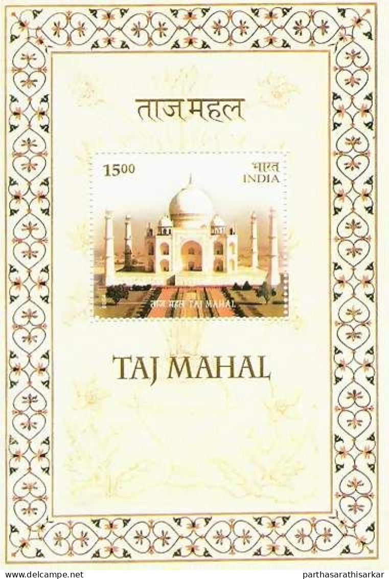 INDIA 2004 INDIAN TAJ MAHAL MINIATURE SHEET MS MNH - Unused Stamps