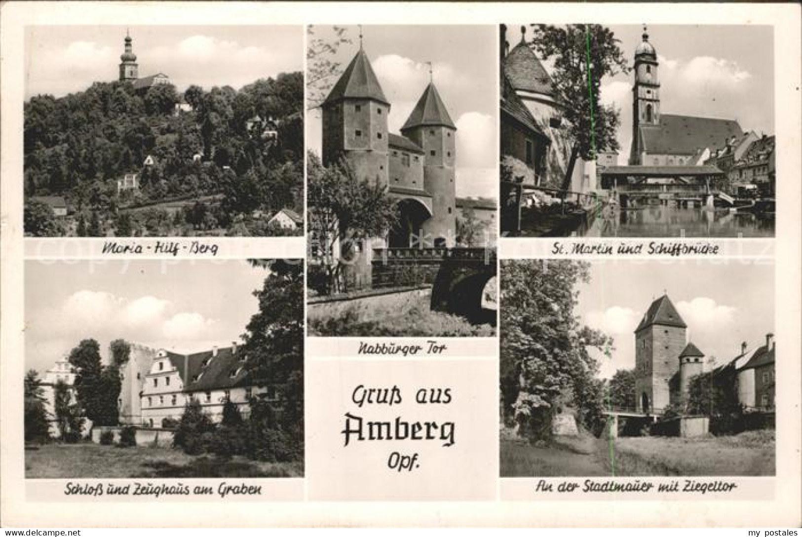 42305353 Amberg Oberpfalz Maria Hilf Berg Kirche Nabburger Tor St Martin Basilik - Amberg