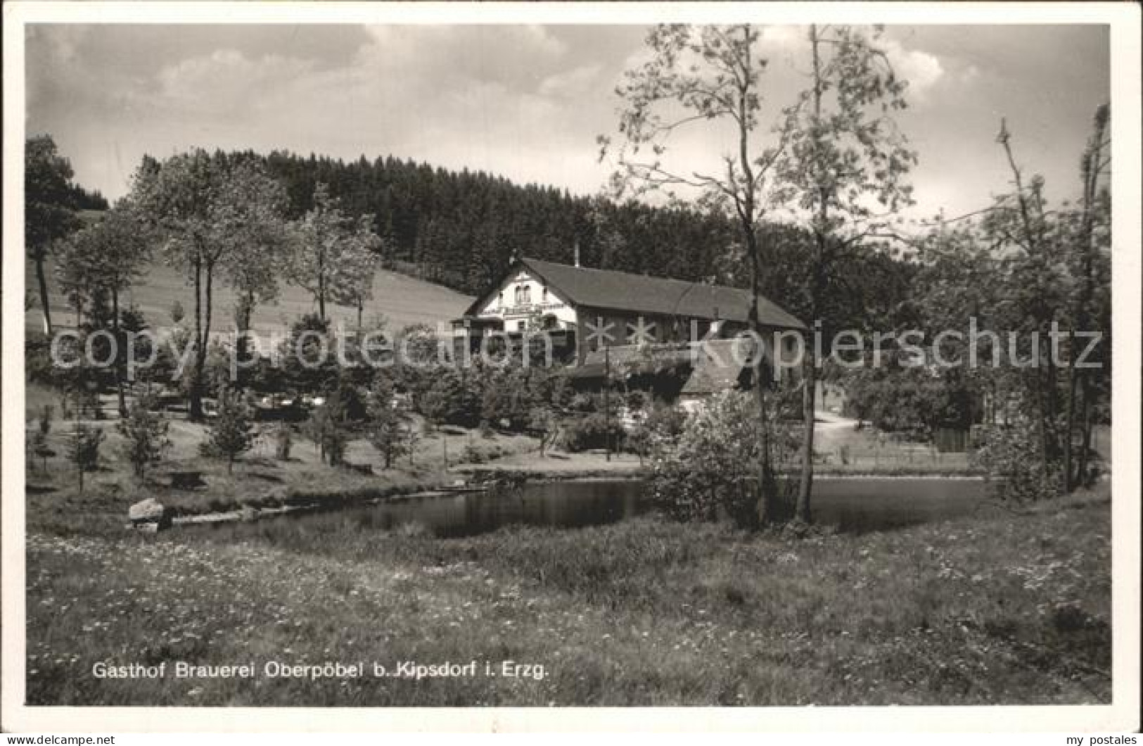 42301569 Oberpoebel Gasthof Brauerei Oberpoebel - Schmiedeberg (Erzgeb.)