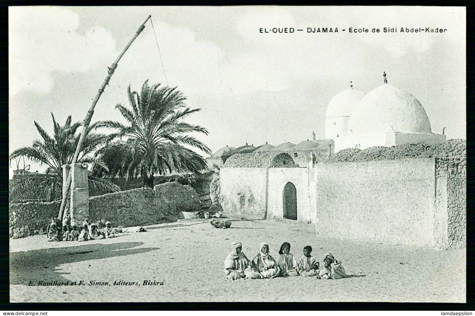 A65  ALGERIE CPA  EL OUED - DJAMAA , ECOLE DE SIDI ABDEL-KADER - Sammlungen & Sammellose