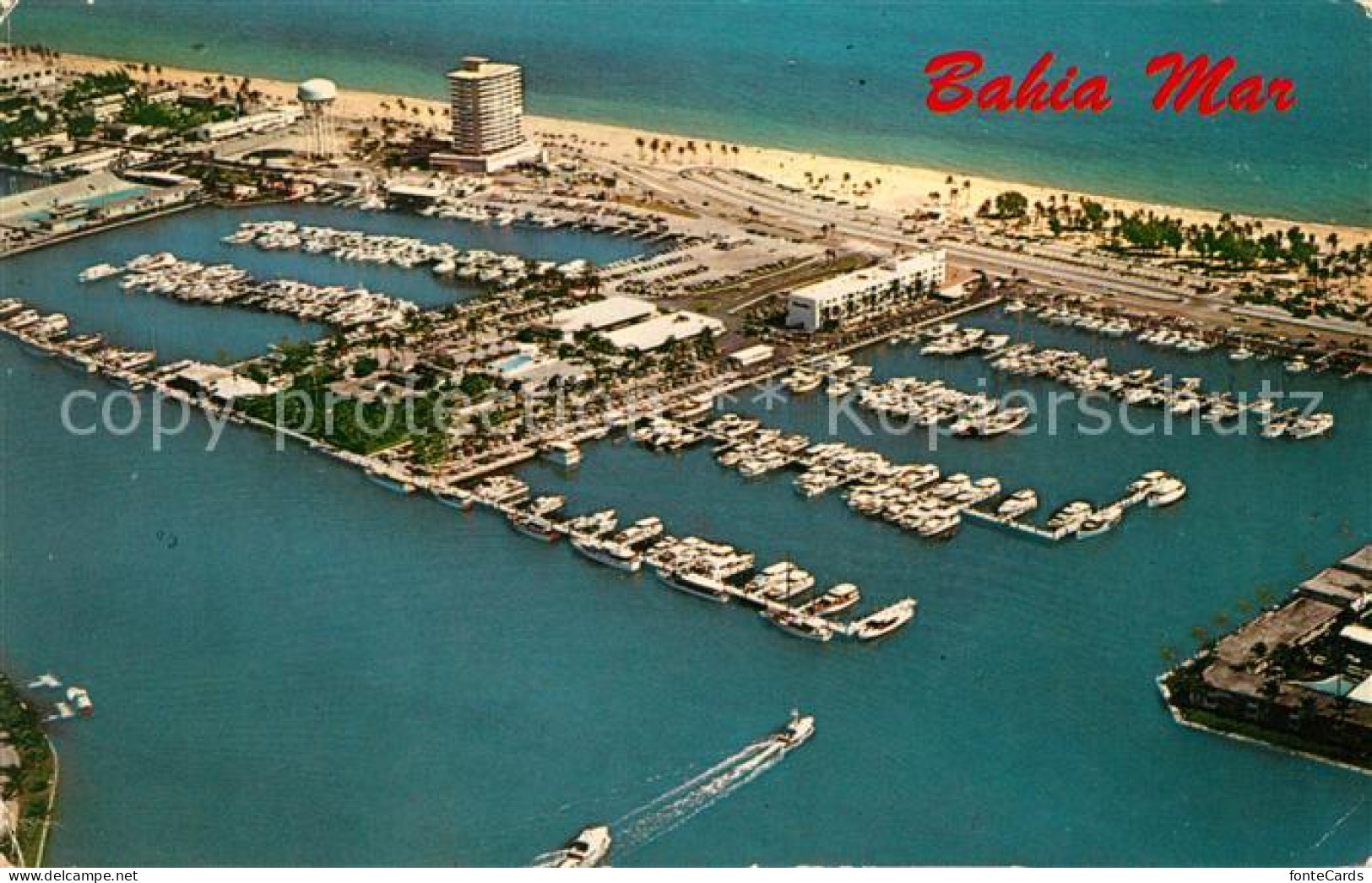 73130501 Lauderdale Fliegeraufnahme Bahia Mar Hafen - Andere & Zonder Classificatie