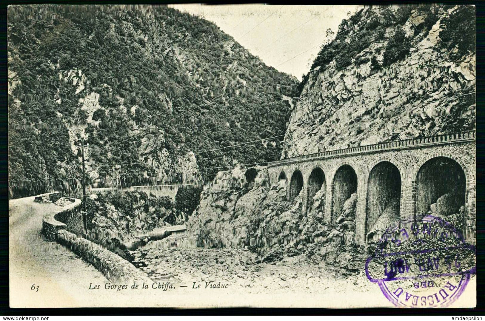 A65  ALGERIE CPA  LES GORGES DE LA CHIFFA - Collections & Lots