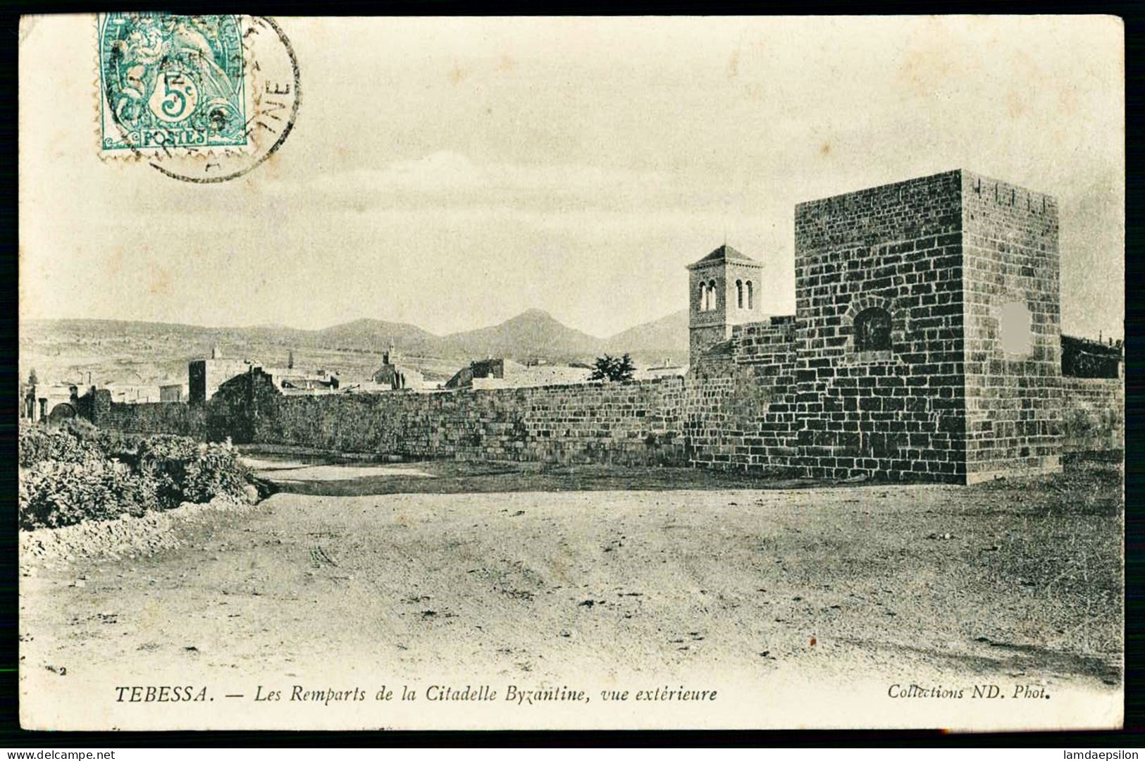 A65  ALGERIE CPA  TEBESSA - LES REMPARTS DE LA CITADELLE BYZANTINE - Collezioni E Lotti