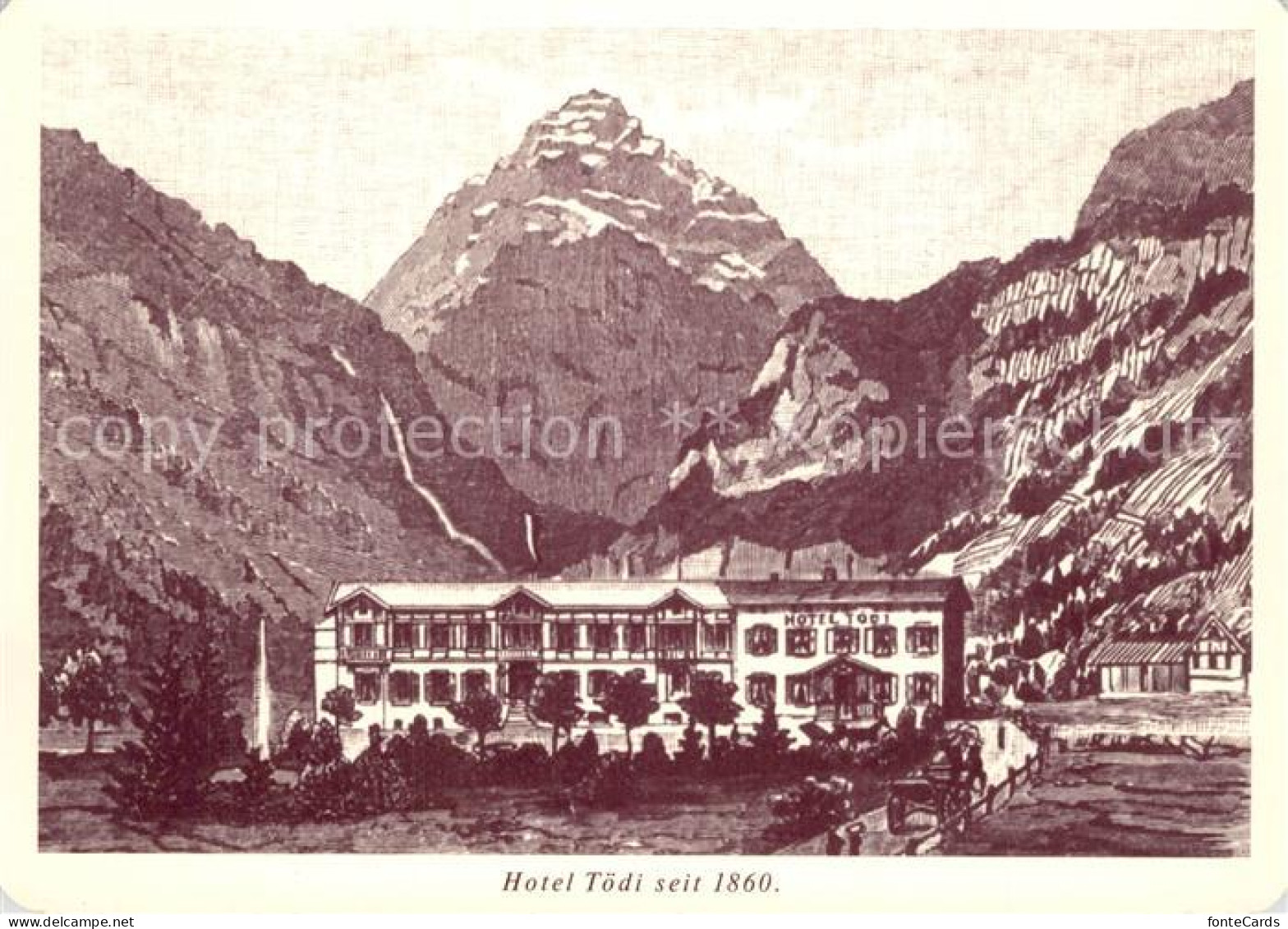 13521313 Toedi Hotel T?di K?nstlerkarte Toedi - Other & Unclassified