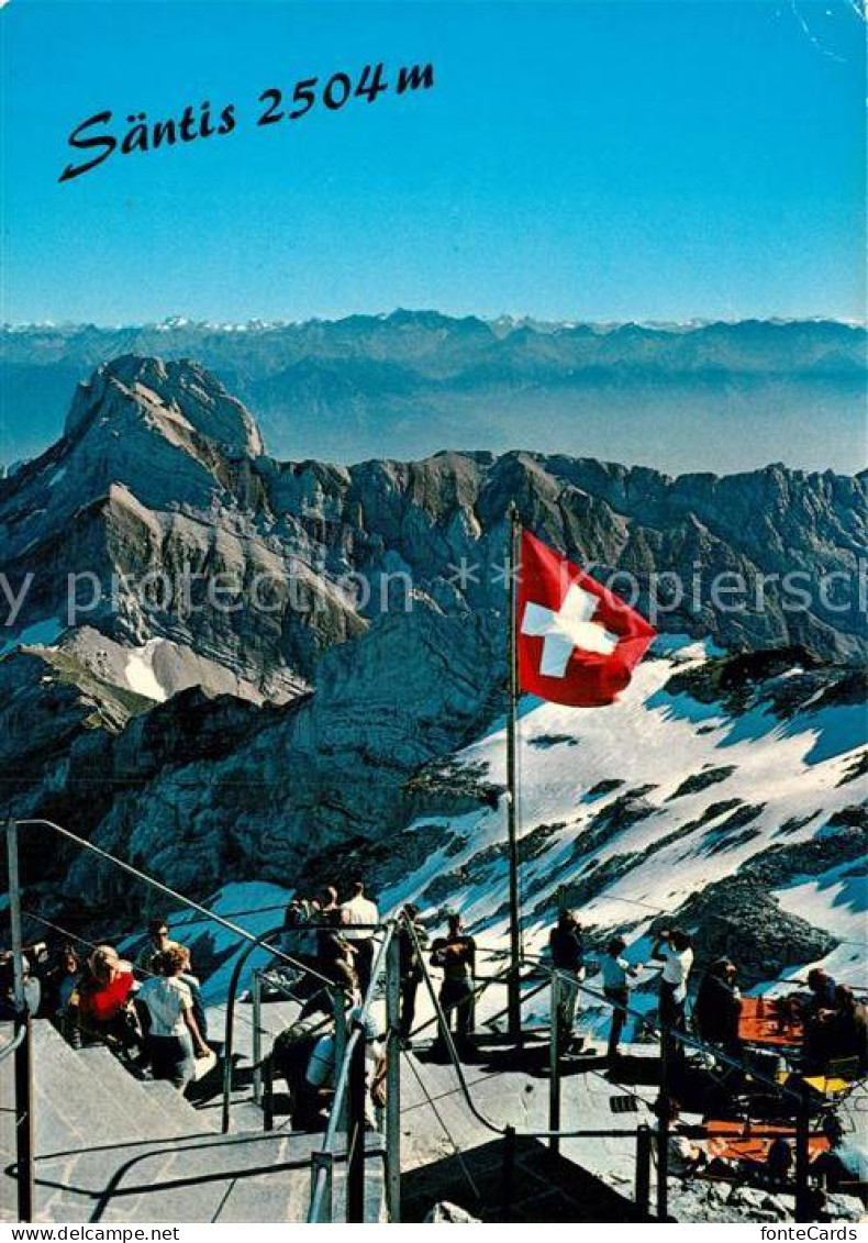 13021223 Saentis AR Rotsteinpass Altmann Tiroler Alpen  Saentis AR - Autres & Non Classés